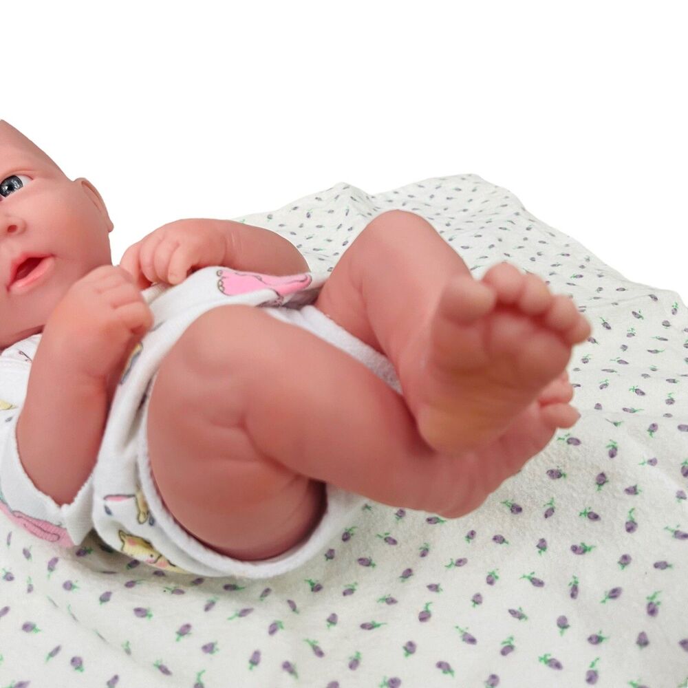 Berenguer 14” Baby Girl Doll Anatomically Correct Realistic Newborn Vinyl 22-07 - Picture 7 of 15